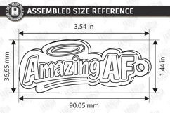 Snarky Bag Tag Laser Cut | Sassy Keychain Laser Files SVG Product Image 2