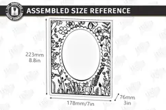 Mother's Day Photo Frame Laser Cut | Floral Picture Frames Product Image 2