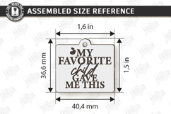 Sarcastic Keychains Laser Cut Bundle | Funny Snarky Keyrings Product Image 16