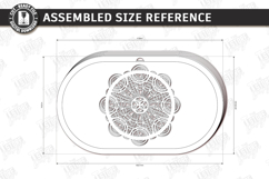 Tea Trays Laser Cut Bundle | Serving Trays | Tea Ceremony Product Image 16