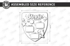 Baby Monthly Milestone Laser cut - Newborn Announcement Sign Product Image 3