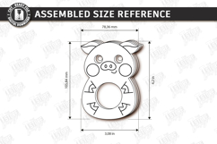 Wooden Animal Toy Laser Cut Bundle | Push Toy | Kids Laser Product Image 17