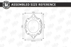Fridge Magnet Frame Laser Cut Bundle | Magnetic Photo Frame Product Image 16