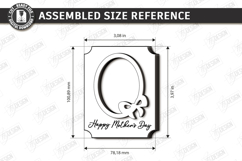 Mother's Day Mini Photo Frame Laser Cut | Picture Frames SVG Product Image 2