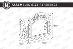 Mini Puppet Theater Laser Cut | Kids Laser | Nursery Decor Product Image 2