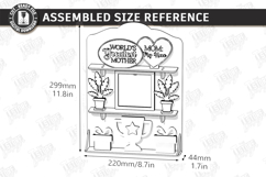 Mother's Day Miniature Roombox Laser Cut | 3D Layered Boxes Product Image 2