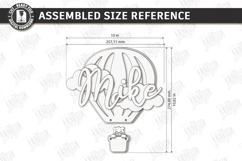 3D Kids Room Name Sign Laser Cut | Nursery Wall Decor | CNC Product Image 2