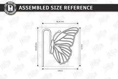 Stained Glass Style Plant Pot Clip Laser Cut | Garden Decor Product Image 2