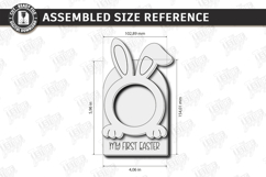 My First Easter Photo Frame Laser Cut | Easter Picture Frame Product Image 2