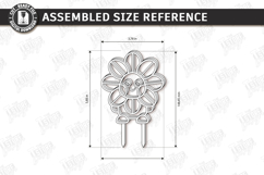 Decorative Plant Stakes Laser Cut | Garden Marker Laser |CNC Product Image 2