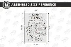 Cute Safari Animals Puzzle for Kids Laser Cut | Montessori Product Image 2