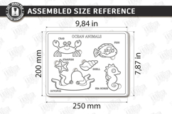Wooden Kids Puzzle Laser Cut | Kids Laser | Ocean Animals Product Image 2