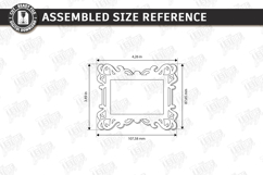 Fridge Magnet Frame Laser Cut Bundle | Magnetic Photo Frame Product Image 17