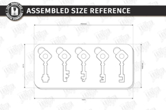 Wooden Key and Lock Puzzle Laser Cut Bundle| Montessori Toys Product Image 2