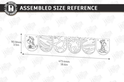 Baby Name Banner Laser Cut Bundle | Nursery Garlands Set SVG Product Image 27