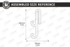 Shower Glass Hook SVG Acrylic Over Door Towel Holder Laser Product Image 3