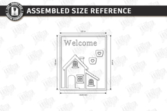 Miniature Welcome Sign Plaque Laser Cut Bundle | 3D Layered Product Image 18