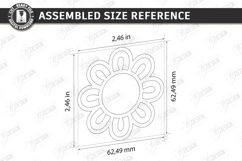 Flower Bag Tags Laser Cut Bundle | Boho Bag Charms | Macrame Product Image 27