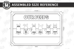 Family Easter Signs Laser Cut Bundle | Welcome Signs SVG Product Image 13