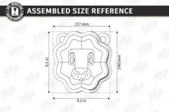 Kids Animal Puzzle Laser Cut | Montessori Educational Toys Product Image 2