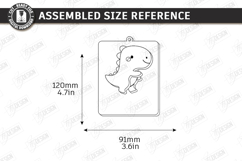 Personalized Backpack Tag Laser Cut | Name Charm | Keychain Product Image 2