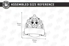 Kids Birthday Souvenir Laser Cut|Cute Animals|Kids Name Tags Product Image 2