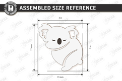 Cute Sleeping Animals Corner Bookmarks Laser Cut Bundle |CNC Product Image 22