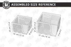 Acrylic Napkin Holders Laser Cut Bundle | Modern Kitchen SVG Product Image 27