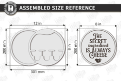 Cheese Board Laser Cut| Serving Tray | Serving Board Laser Product Image 2