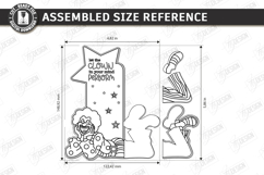 Funny Bookmark Laser Cut | Page Marker | Engraved | Clown Product Image 2