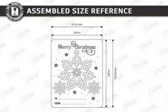 Christmas Dream Catcher Card with Ornament Laser Cut | CNC Product Image 3