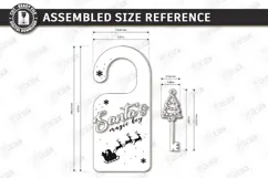 Santas Magic Key Laser Cut | 3D Layered Christmas Magic Key Product Image 2