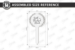 Teacher Appreciation Plant Stake Laser Cut | Flower Pot Sign Product Image 2