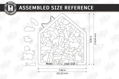 Puzzle Sample Laser Cut Bundle| Modern Puzzle |Family SVG Product Image 8