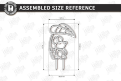 Decorative Plant Stakes Laser Cut | Garden Marker Laser |CNC Product Image 2
