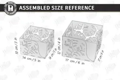 Acrylic Napkin Holder Laser Cut | Modern Napkin Stand SVG Product Image 2