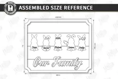 Family Easter Sign Laser Cut Kit | Welcome Sign | Home Decor Product Image 3