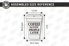 Sarcastic Keychain Laser Cut | Snarky Keyring | Funny SVG Product Image 2