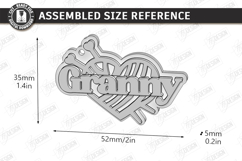 Mother's Day Keychain Laser Cut Bundle | Floral Mom Keyring Product Image 19