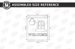 Miniature Welcome Sign Plaque Laser Cut Bundle | 3D Layered Product Image 19
