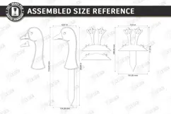 Wooden Garden Stake Laser Cut | Garden Sign | Goose Laser Product Image 2