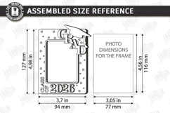 Graduation Mini Photo Frame Laser Cut Bundle | Class of 2026 Product Image 19