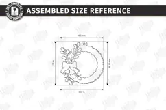 3D Layered Christmas Ornament Laser Cut | Christmas Decor Product Image 2