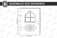 3D Miniature Door Notebook Cover Laser Cut Bundle | Vintage Product Image 19