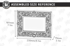 Mother's Day Photo Frame Laser Cut | Floral Picture Frames Product Image 2