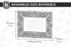 Mother's Day Photo Frame Laser Cut | Floral Picture Frames Product Image 2