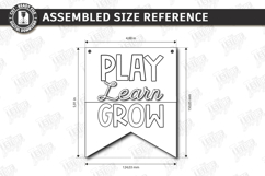 Nursery Wall Banner Laser Cut | Kids Room Sign | Wall Art Product Image 2