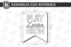 Nursery Wall Banner Laser Cut | Kids Room Sign | Wall Art Product Image 2