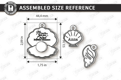 Mother's Day Personalized Keychains Laser Cut Bundle SVG Product Image 23