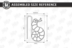 Stained Glass Style Plant Pot Clip Laser Cut | Garden Decor Product Image 2